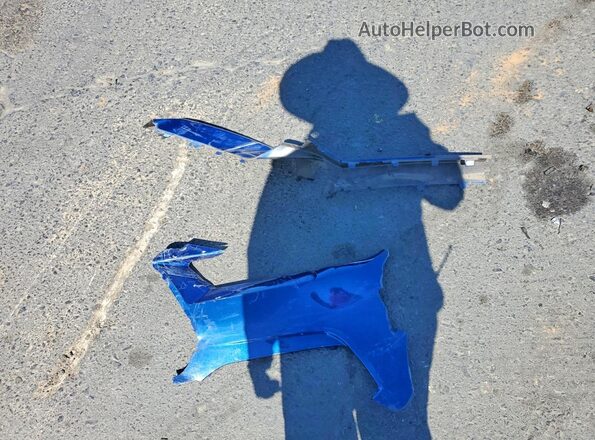 1FA6P8TH3R5116580 2024 FORD MUSTANG Blue ძრავის განყოფილების ხედი