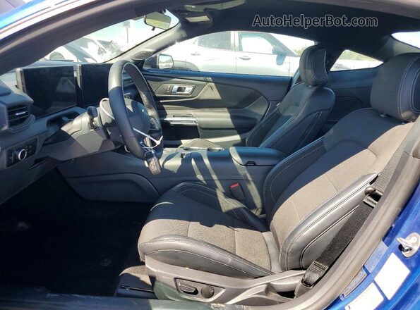 1FA6P8TH3R5116580 2024 FORD MUSTANG Blue წინა სალონის ხედი