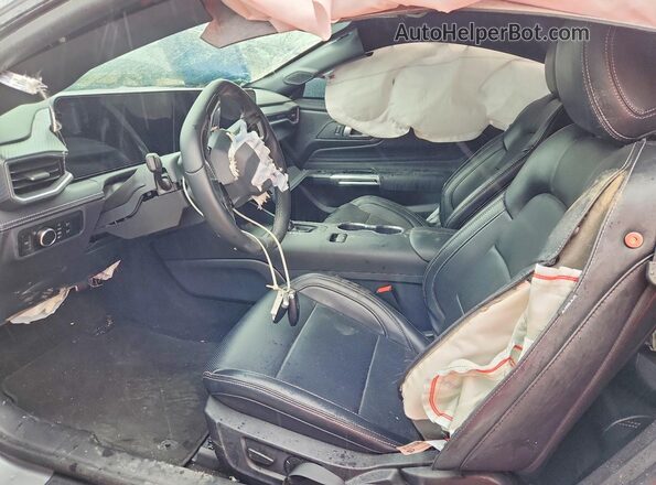 1FA6P8TH3S5122479 2025 FORD MUSTANG Silver Вид салону спереду