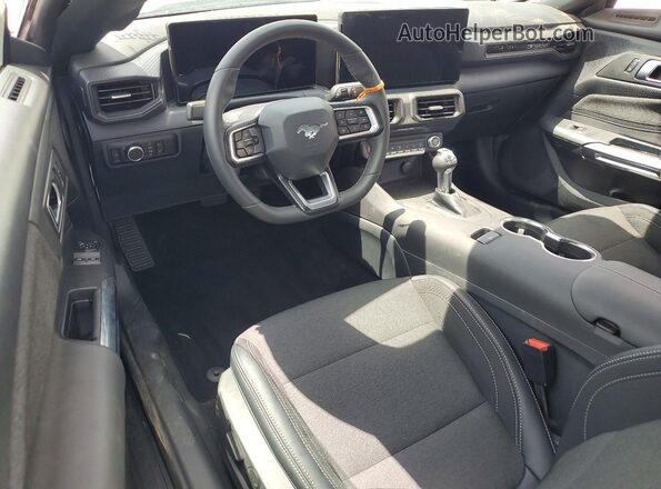 1FA6P8TH3T5114139 2026 FORD MUSTANG Black Առջևի վահանակի տեսք