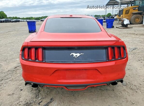 1FA6P8TH4G5274844 2016 FORD MUSTANG Red უკანა ხედი