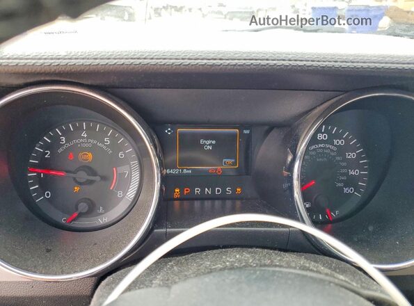 1FA6P8TH4G5274844 2016 FORD MUSTANG Red ხელსაწყოთა პანელის ხედი
