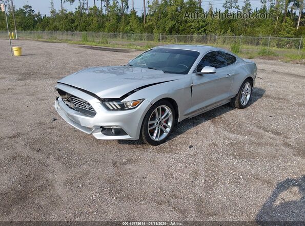 1FA6P8TH4G5289277 2016 FORD MUSTANG Silver Przód lewy