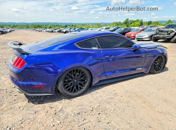 1FA6P8TH4G5301900 2016 FORD MUSTANG Blue Tył prawy