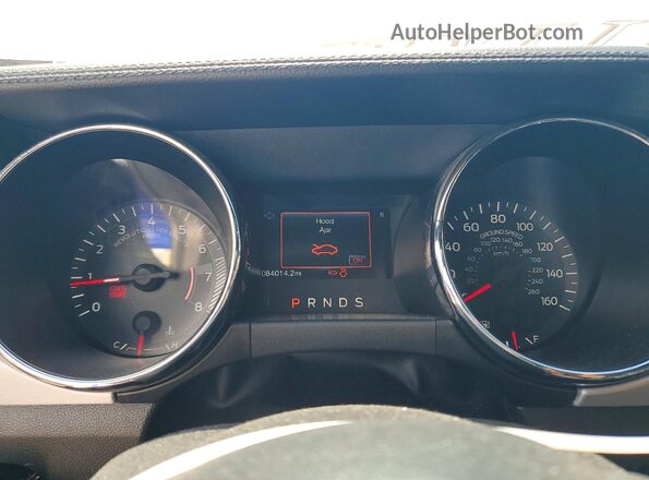 1FA6P8TH4G5301900 2016 FORD MUSTANG Blue Widok zestawu wskaźników