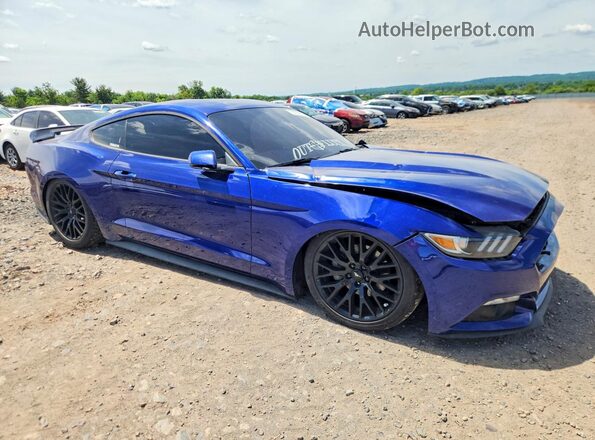1FA6P8TH4G5301900 2016 FORD MUSTANG Blue Przód prawy