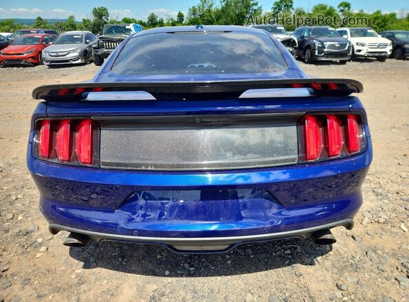 1FA6P8TH4G5301900 2016 FORD MUSTANG Blue Widok z tyłu