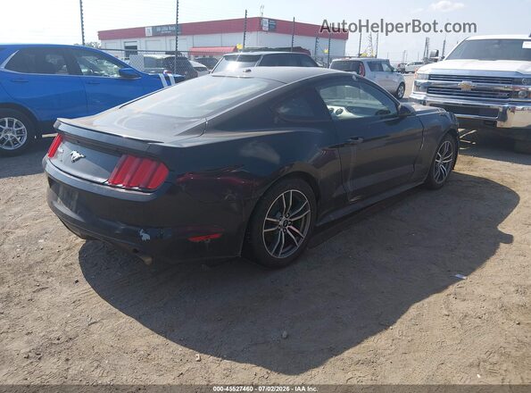 1FA6P8TH4H5202916 2017 FORD MUSTANG Черный Задняя правая четверть