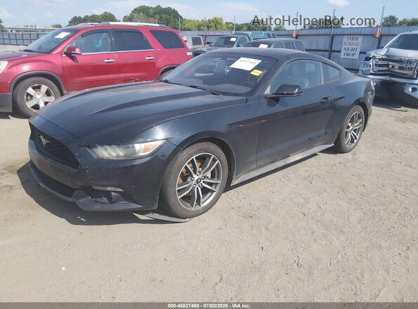 1FA6P8TH4H5202916 2017 FORD MUSTANG Черный Передняя левая четверть