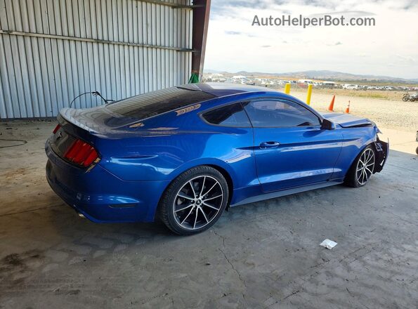 1FA6P8TH4H5210322 2017 FORD MUSTANG Blue Rear right
