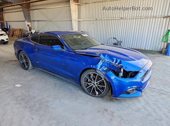 1FA6P8TH4H5210322 2017 FORD MUSTANG Blue Front right