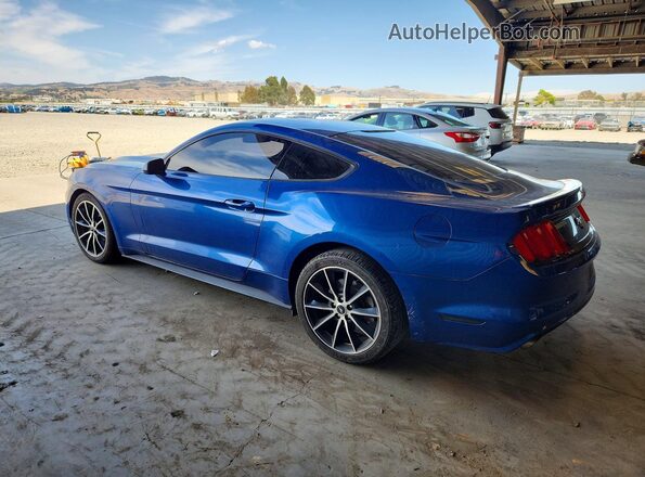 1FA6P8TH4H5210322 2017 FORD MUSTANG Blue Rear left