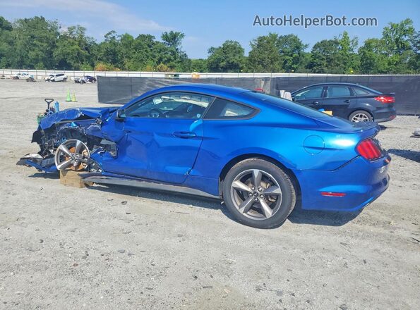 1FA6P8TH4H5342822 2017 FORD MUSTANG Blue Tył lewy