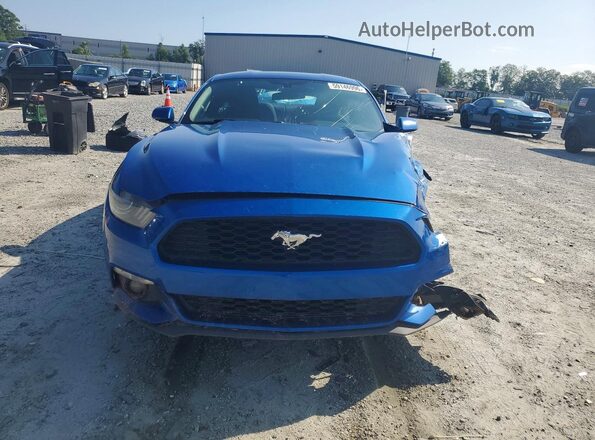 1FA6P8TH4H5342822 2017 FORD MUSTANG Blue Widok z przodu