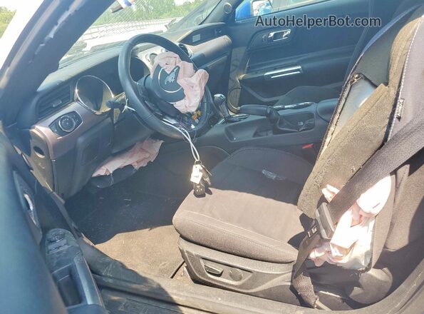 1FA6P8TH4H5342822 2017 FORD MUSTANG Blue Widok wnętrza z przodu