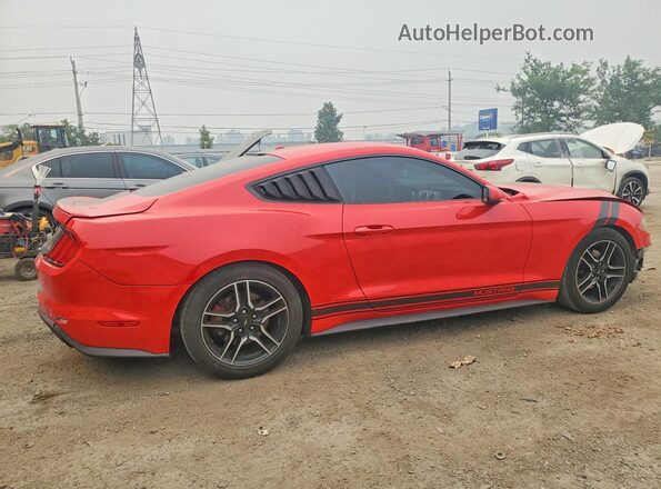 1FA6P8TH4J5106077 2018 FORD MUSTANG Red Задня права чверть