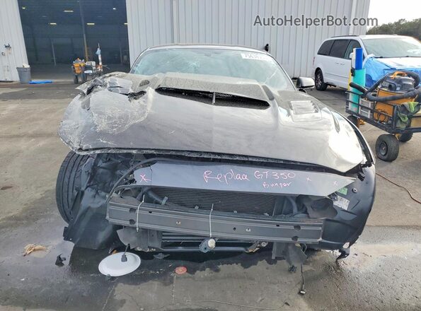 1FA6P8TH4J5110579 2018 FORD MUSTANG Угольный Вид спереди