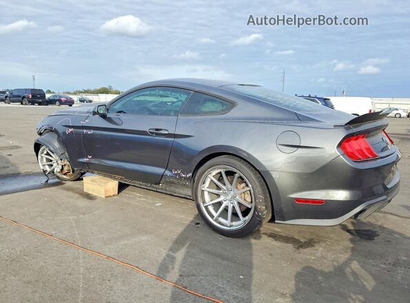 1FA6P8TH4J5110579 2018 FORD MUSTANG Угольный Задняя левая четверть