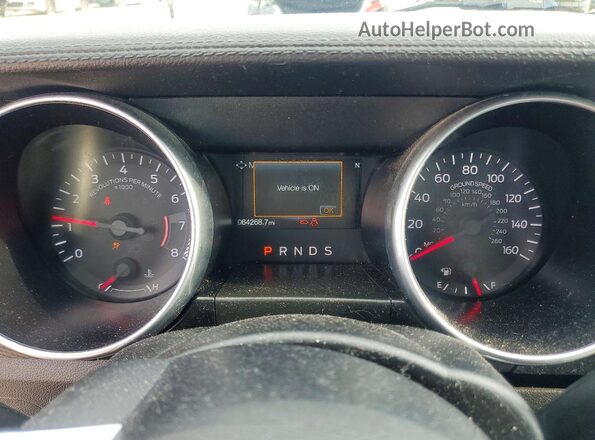 1FA6P8TH4J5117208 2018 FORD MUSTANG Black Սարքավորումների վահանակի տեսք