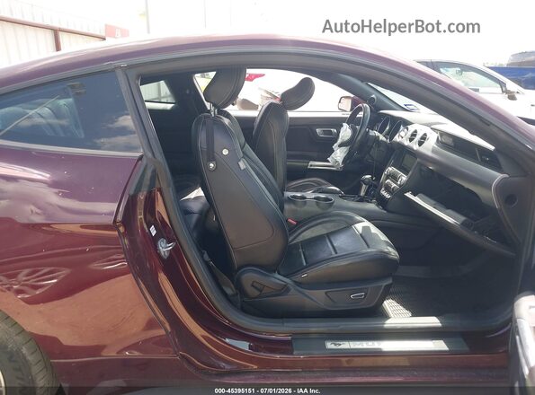1FA6P8TH4J5146286 2018 FORD MUSTANG Red წინა სალონის ხედი