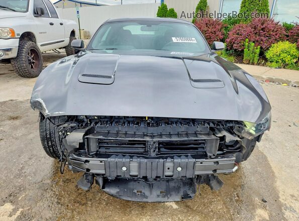 1FA6P8TH4J5162696 2018 FORD MUSTANG Gray Widok z przodu