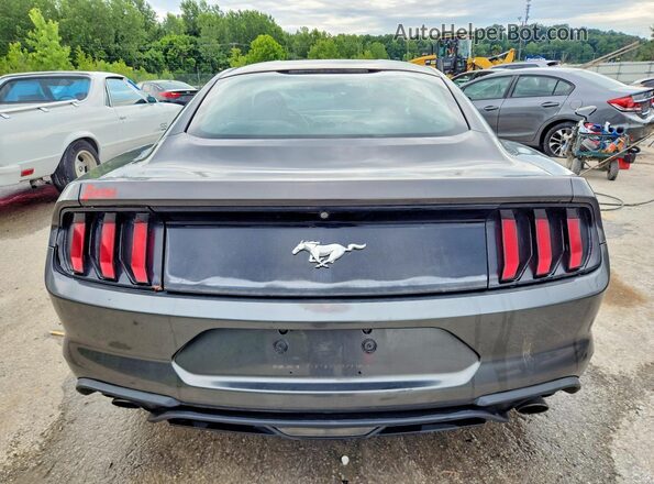 1FA6P8TH4J5162696 2018 FORD MUSTANG Gray Widok z tyłu