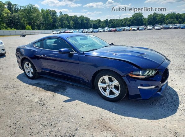 1FA6P8TH4J5185492 2018 FORD MUSTANG Blue წინა მარჯვენა