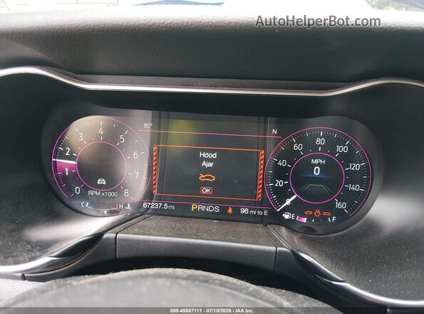 1FA6P8TH4K5201269 2019 FORD MUSTANG Синий Вид задних сидений