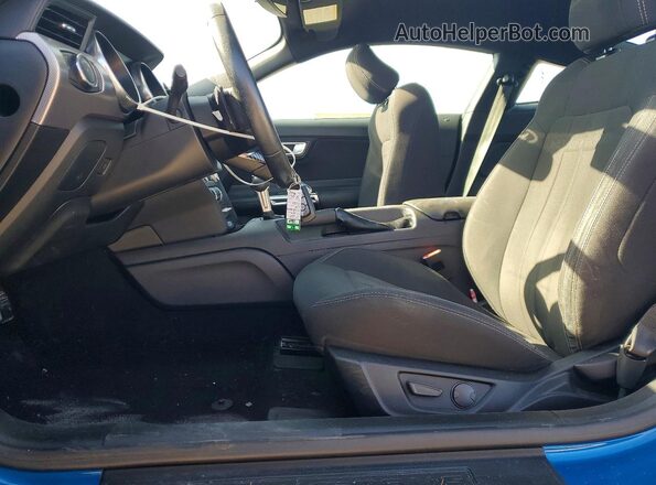 1FA6P8TH4L5167237 2020 FORD MUSTANG Blue Widok wnętrza z przodu