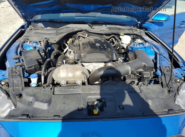 1FA6P8TH4L5167237 2020 FORD MUSTANG Blue Widok wnętrza z tyłu