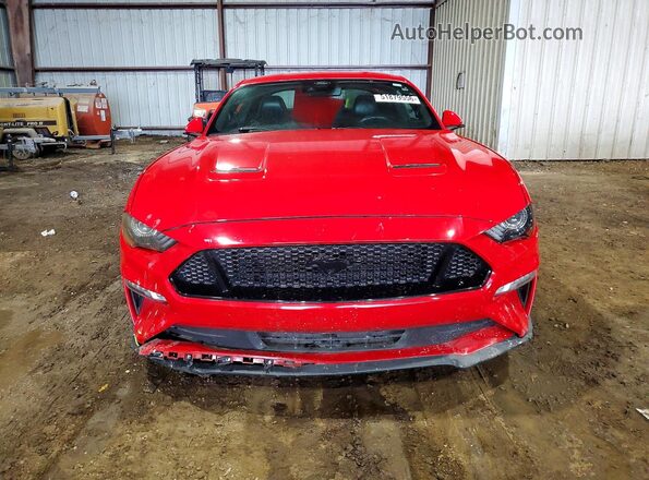 1FA6P8TH4M5100817 2021 FORD MUSTANG Red წინა ხედი