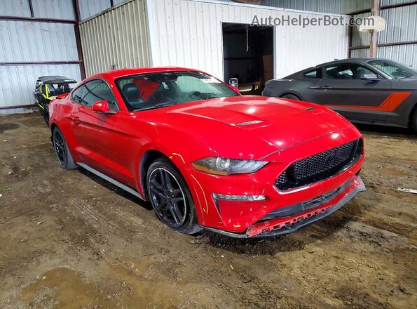 1FA6P8TH4M5100817 2021 FORD MUSTANG Red წინა მარჯვენა