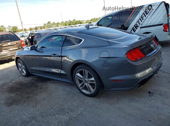 1FA6P8TH4M5141593 2021 FORD MUSTANG Gray Задня ліва чверть