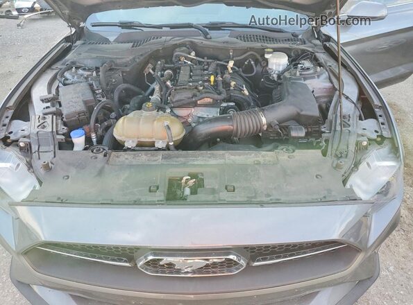 1FA6P8TH4M5141593 2021 FORD MUSTANG Gray Вид задньої частини салону