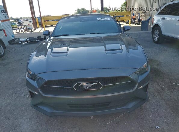 1FA6P8TH4M5141593 2021 FORD MUSTANG Gray Вид спереду