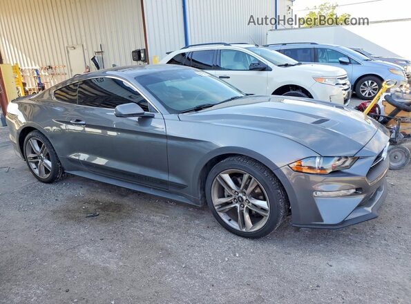 1FA6P8TH4M5141593 2021 FORD MUSTANG Gray Передня права чверть