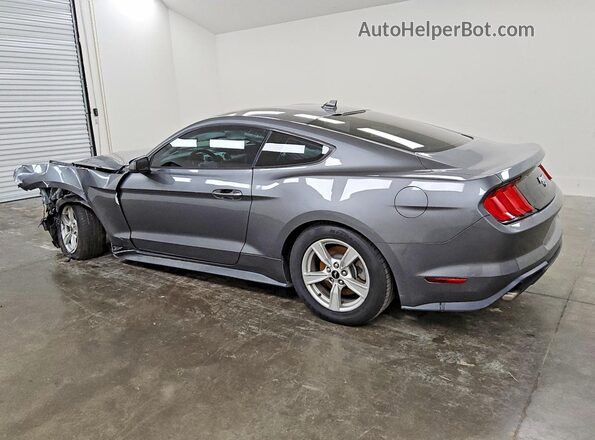 1FA6P8TH4M5155042 2021 FORD MUSTANG Gray Задня ліва чверть