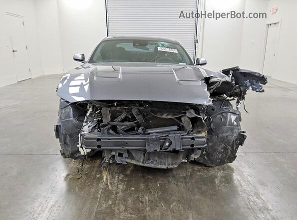 1FA6P8TH4M5155042 2021 FORD MUSTANG Gray Вид спереду
