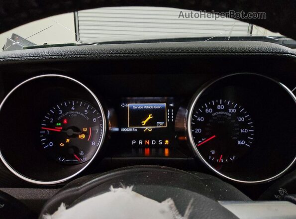 1FA6P8TH4M5155042 2021 FORD MUSTANG Gray Вид щитка приладів