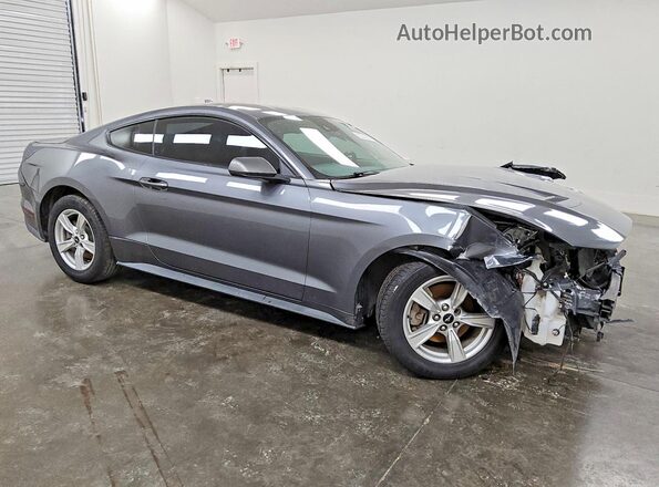 1FA6P8TH4M5155042 2021 FORD MUSTANG Gray Передня права чверть