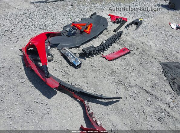 1FA6P8TH4N5101208 2022 FORD MUSTANG Red Instrument cluster view
