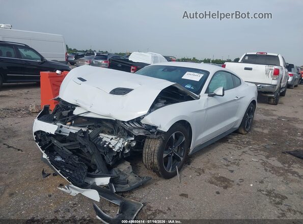 1FA6P8TH4N5113083 2022 FORD MUSTANG White Առջևի ձախ երեք քառորդ տեսարան
