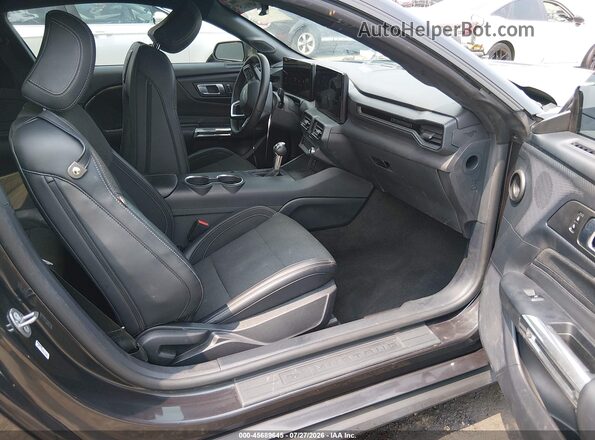 1FA6P8TH4R5111386 2024 FORD MUSTANG Black Սալոնի դիմացի տեսք