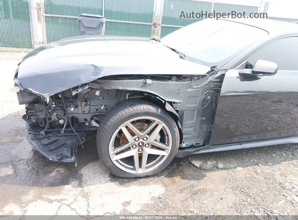 1FA6P8TH4R5111386 2024 FORD MUSTANG Black Դիմացի տեսք