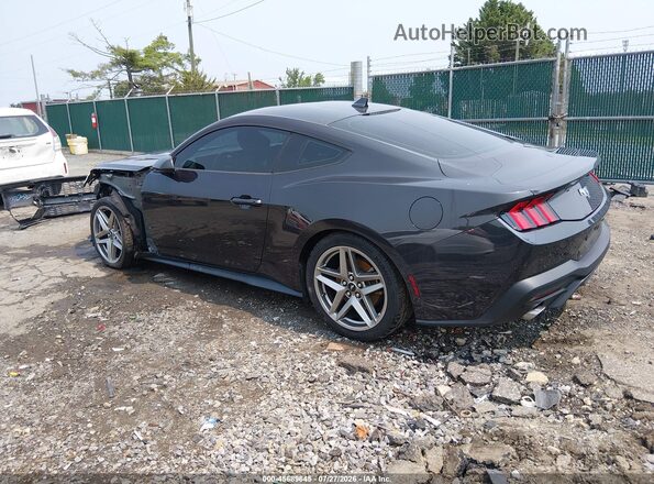 1FA6P8TH4R5111386 2024 FORD MUSTANG Black Հետևի ձախ