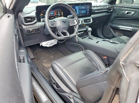 1FA6P8TH4R5117804 2024 FORD MUSTANG Gray წინა პანელის ხედი