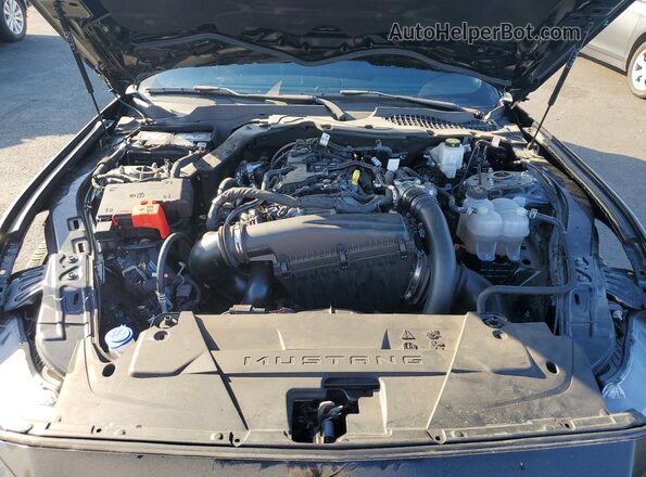 1FA6P8TH4R5137924 2024 FORD MUSTANG Black Widok wnętrza z tyłu