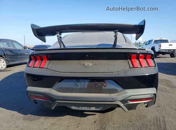 1FA6P8TH4R5137924 2024 FORD MUSTANG Black Widok z tyłu