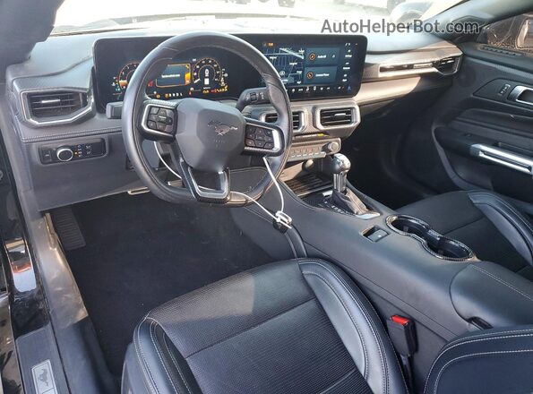1FA6P8TH4R5137924 2024 FORD MUSTANG Black Widok deski rozdzielczej