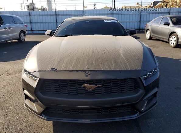 1FA6P8TH4R5137924 2024 FORD MUSTANG Black Widok z przodu